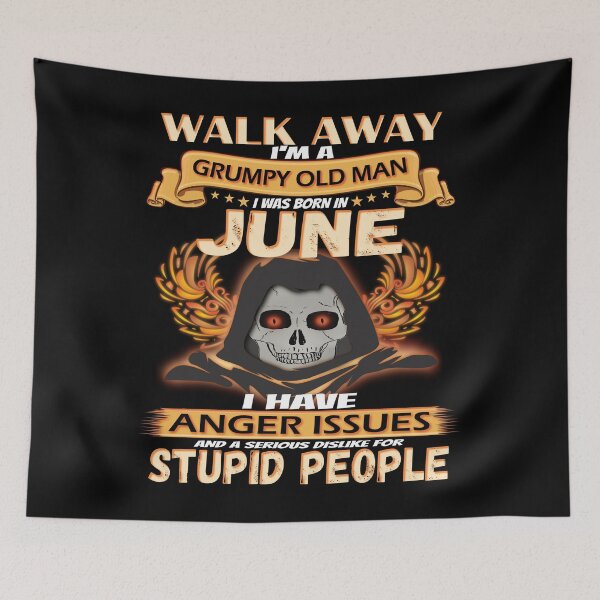 Item preview, Grumpy Old Man Born In June designed and sold by gthylla.