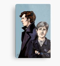 Consulting Detectives Metal Print
