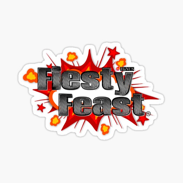 Fiesty Feast Logo Sticker