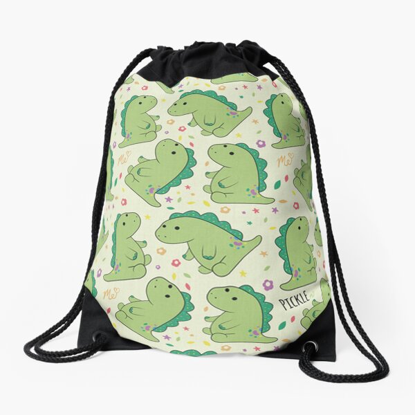 Pickle - Back to School! moriah elizabeth Drawstring Bag