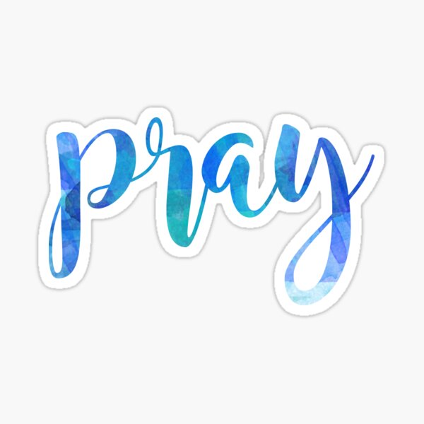 Pray Sticker