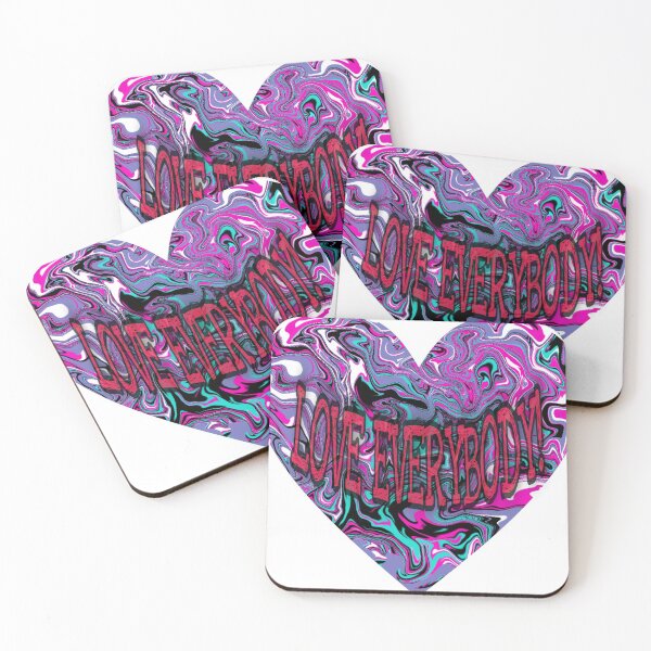 Item preview, LOVE EVERYBODY HEART designed and sold by FACELESS MONKEY.
