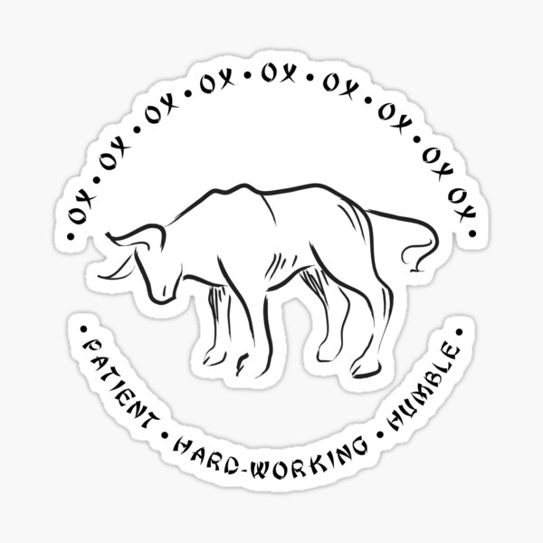 Item preview, Ox Chinese Astrology designed and sold by sixth-house.