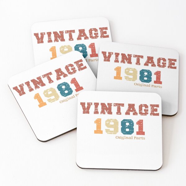 Item preview, Vintage 1981 Original parts, Birthday gift Greeting Party Cute Casual Tops designed and sold by OPK Shop.