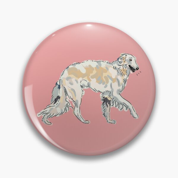 Item preview, Borzoi Illustration (Pink) designed and sold by sophiesophs.