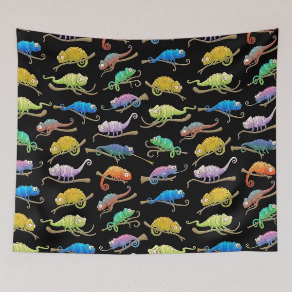 Item preview, Rainbow Chameleon pattern designed and sold by Emil1993.