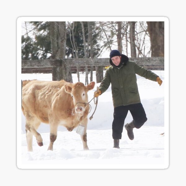 Item preview, Robert Pattinson with Cow! designed and sold by jessicajackson9.