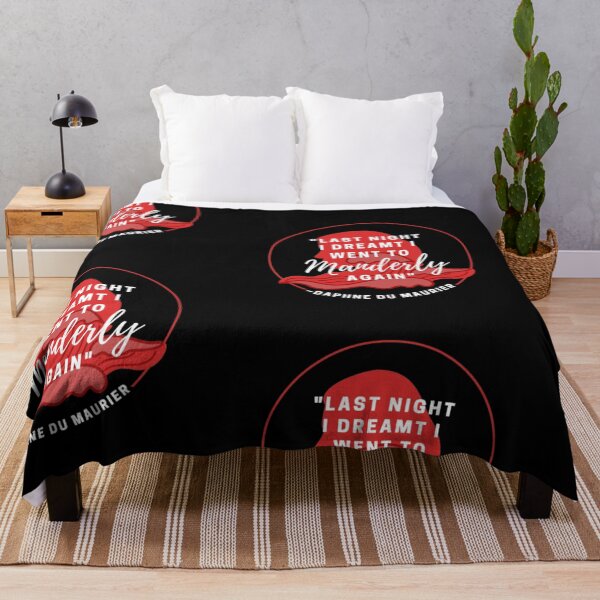 Item preview, "Last night I dreamt I went to Manderly again."-Rebecca Quote (Black) designed and sold by Sayantani Roy.