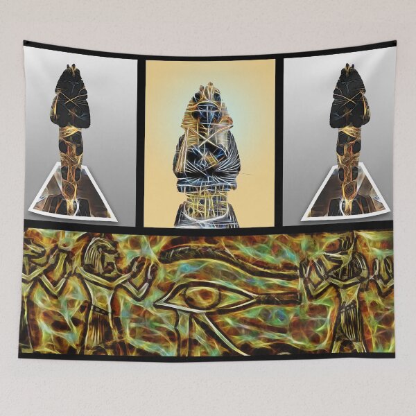 Item preview, I know the Northern gate of the sky.  The place where Ra navigates by wind and oar.  I am in charge of the rigging in the ship of the sun god, a tireless oarsman in Ra's great ship. designed and sold by foggynotion.
