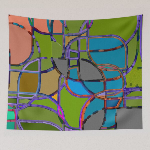 Item preview, body landscape - abstract pattern designed and sold by Xdelacra.