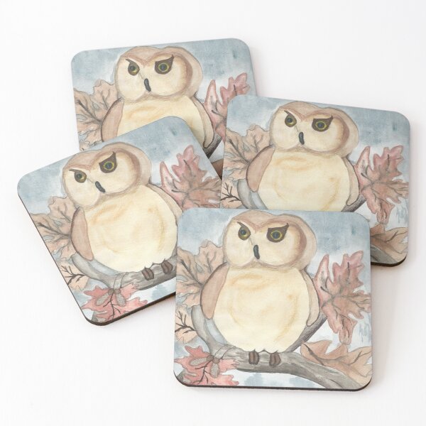 Item preview, Owl in Autumn Tree designed and sold by GinnyH.