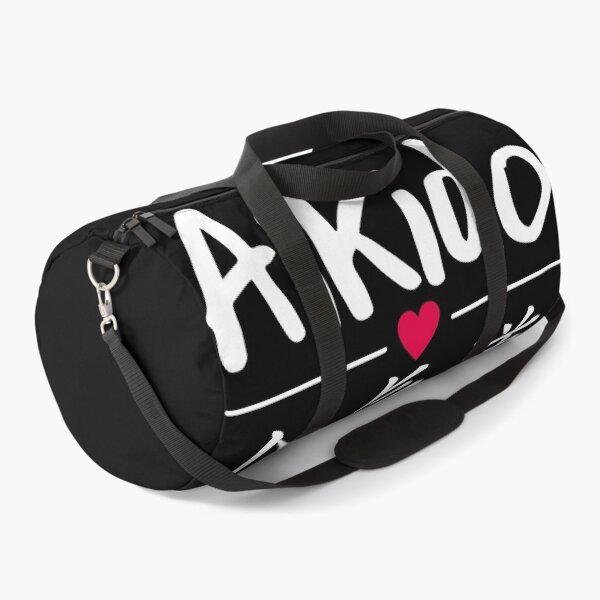 Aikido Kanji Heart Martial Art Duffle Bag