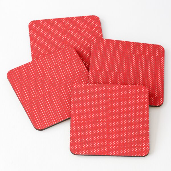 Item preview, Red and white polka dot patchwork designed and sold by CirqueBizerk.