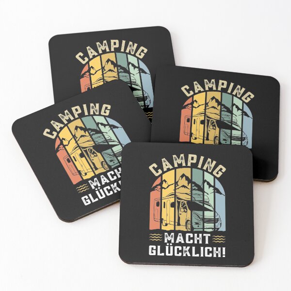 Item preview, Camping makes happy motorhome campers Motorhome drivers designed and sold by Wohnmobil-Liebe.