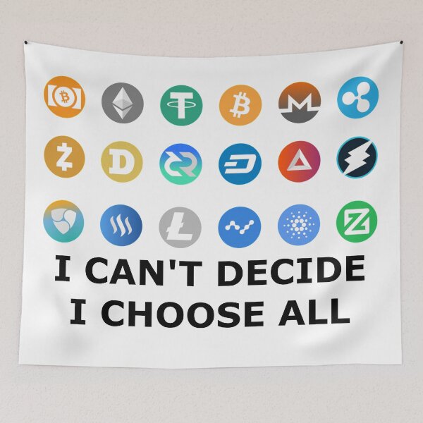 Item preview, Crypto - I Can't Decide I Choose All !! designed and sold by rgsblo.