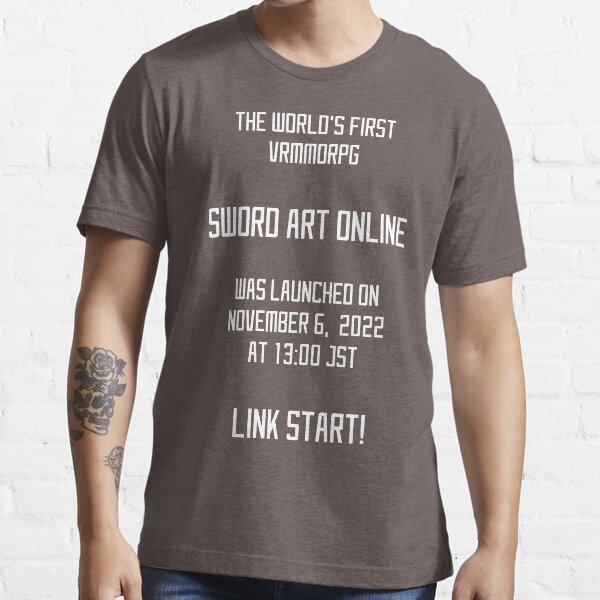 t shirt sword art online