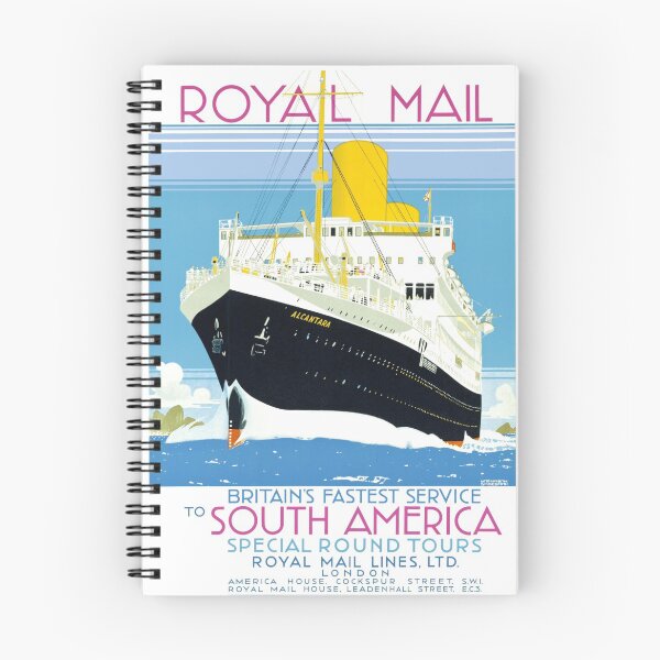 Item preview, VINTAGE ROYAL MAIL TRAVEL POSTER designed and sold by Madjack Tees Kiwi SuperStore.