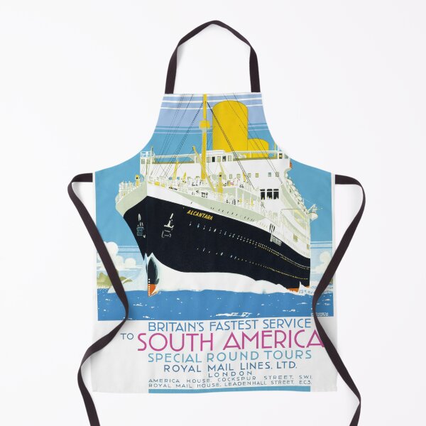 Item preview, VINTAGE ROYAL MAIL TRAVEL POSTER designed and sold by Madjack Tees Kiwi SuperStore.