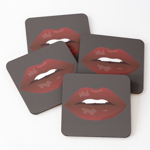 Item preview, Flat female red lips. designed and sold by WayProgress.