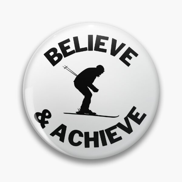 Item preview, Skiing: Believe & Achieve designed and sold by TheGreenGoat.