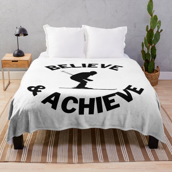 Item preview, Skiing: Believe & Achieve designed and sold by TheGreenGoat.