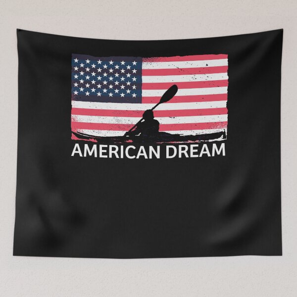 Item preview, USA Flag Paddle Kayak  Kayaking Kanuing Canoeing Relax designed and sold by thomash2.
