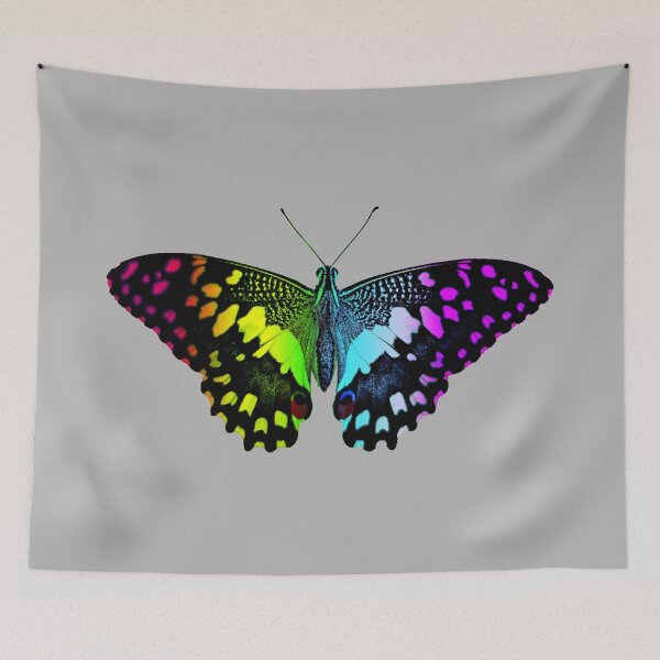 Item preview, Rainbow butterfly designed and sold by Stuckinadream.