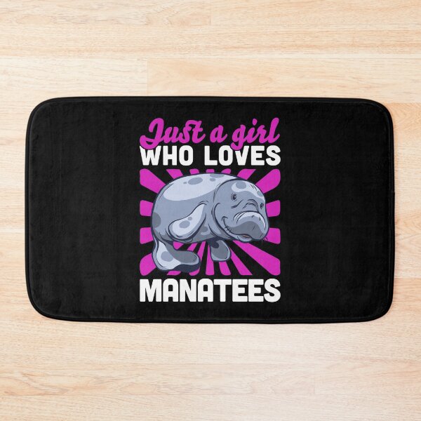Item preview, Girl the manatee loves marine mammals saying designed and sold by madgrfx.