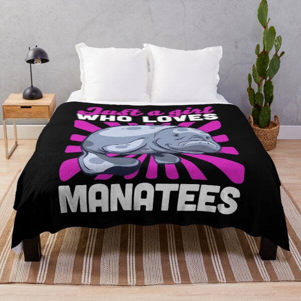 Item preview, Girl the manatee loves marine mammals saying designed and sold by madgrfx.