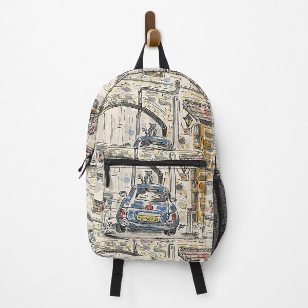 Item preview, Old backyard in Italian style designed and sold by Julia's Print Studio .
