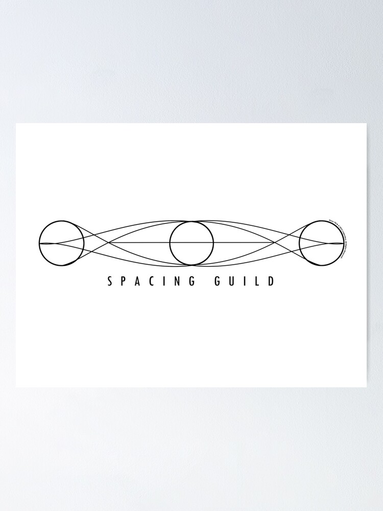 "Dune Spacing Guild Logo" Poster for Sale by DrawBotanical Redbubble