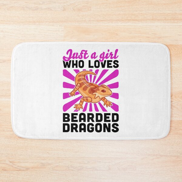Item preview, Only a girl the bearded dragon loves lizard saying designed and sold by madgrfx.