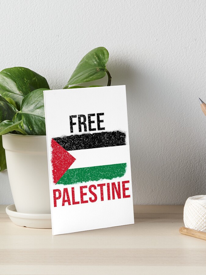 Lámina artística for Sale con la obra «Bandera Palestina Libre Amo Palestina  Bandera Palestina Gaza» de Chanielshian