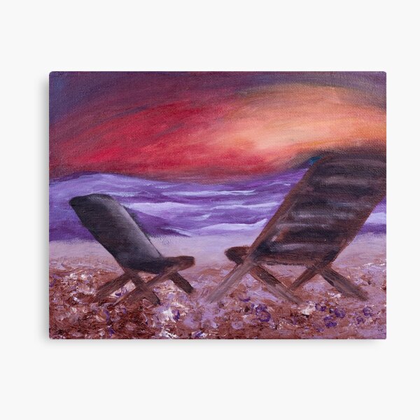 Item preview, Sunset Beachside Chairs designed and sold by GinnyH.