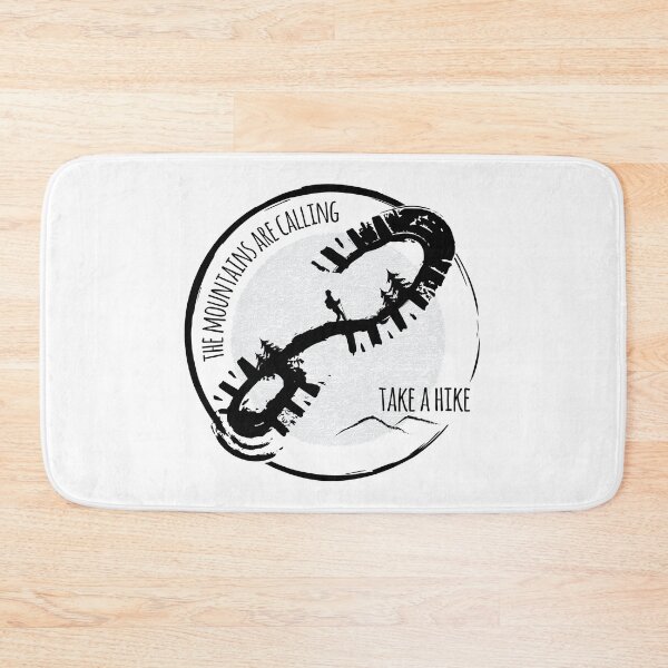 Item preview, The Mountains Are Calling Hiking - BW 01 designed and sold by serenaking.