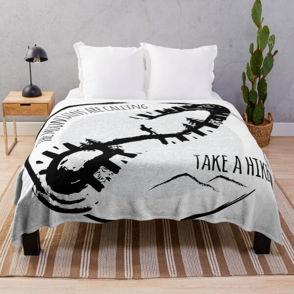 Item preview, The Mountains Are Calling Hiking - BW 01 designed and sold by serenaking.