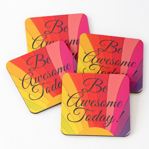 Item preview, Rainbow Colored Sun Be Awesome Today designed and sold by monkeypawprints.