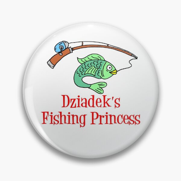Item preview, Dziadek's Fishing Princess Cartoon Fish For Child designed and sold by jaycartoonist.