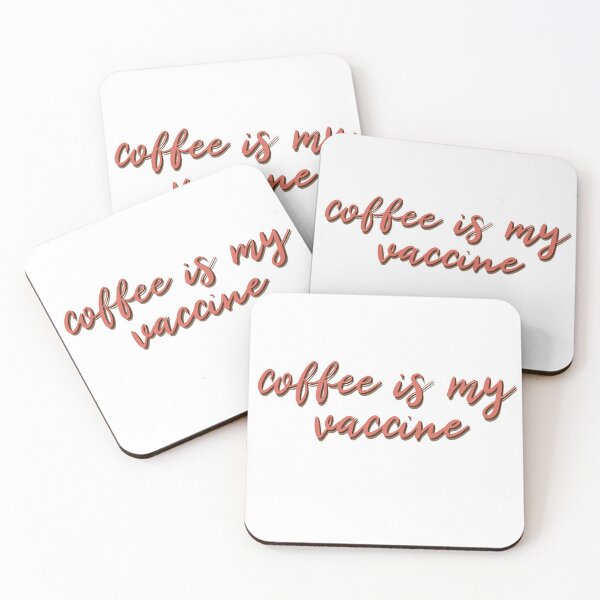 Item preview, Coffee is my vaccine calligraphy  designed and sold by 147ology.