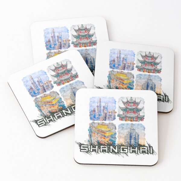 Item preview, Shanghai China Asia Asia Skyline Font designed and sold by BullDesignsShop.