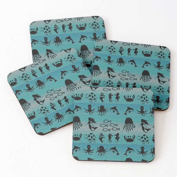 Item preview, Charming and stunning ocean creatures patterns designed and sold by Ralek.