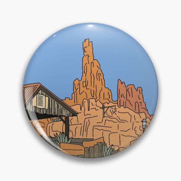 Item preview, Big Thunder Mountain Railroad View designed and sold by LakenAlexander.