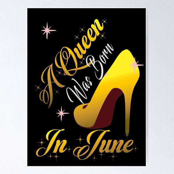 Item preview, This Queen Was Born in June  designed and sold by Docartdesign.