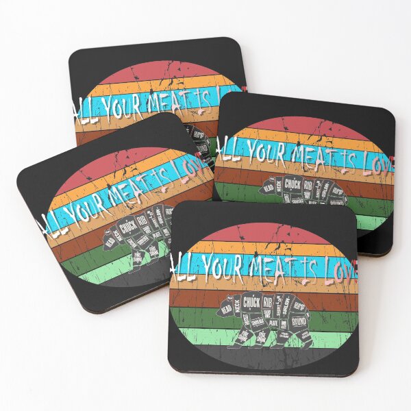 Item preview, All Your Meat Is Love Vintage designed and sold by Wildchagapicker.