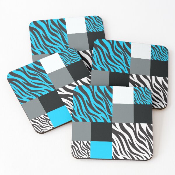 Item preview, Sky Blue Zebra Print Abstract Pattern designed and sold by JMWCD.