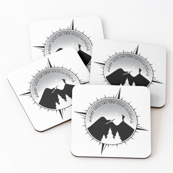 Item preview, Never Lost In The Mountains - BW 02 designed and sold by serenaking.