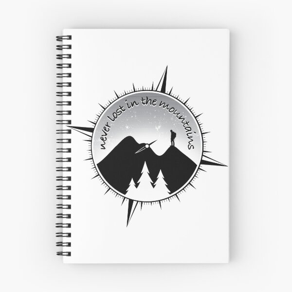 Item preview, Never Lost In The Mountains - BW 02 designed and sold by serenaking.