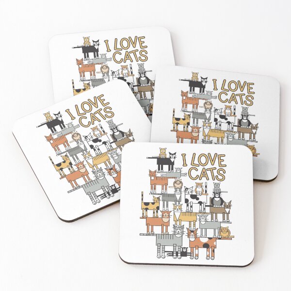 Item preview, I Love Cats designed and sold by Lisann.