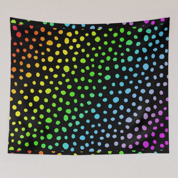 Item preview, Rainbow dot print designed and sold by Stuckinadream.