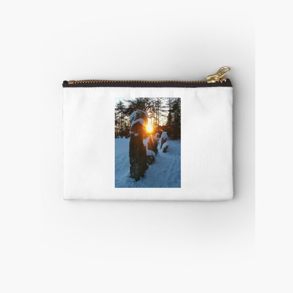 Item preview, Midwinter Sunset at a Stone Circle in Snow designed and sold by Bladup.